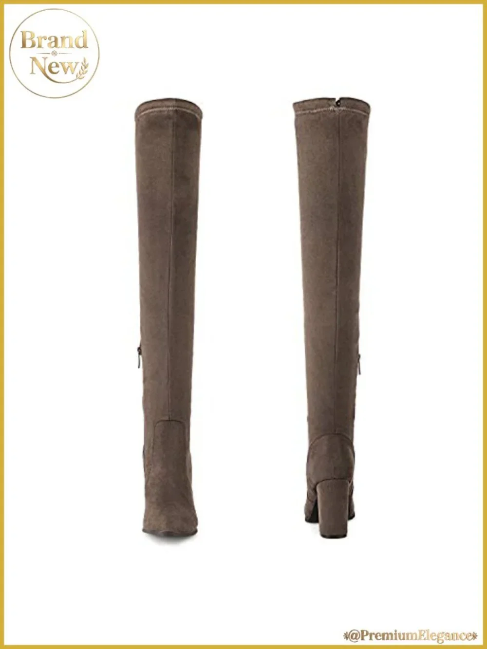 Women's Thigh High Over The Knee Stretch Faux Suede Boots 3.5